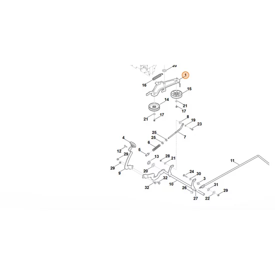 STIHL  jarzmo 6160 780 3700